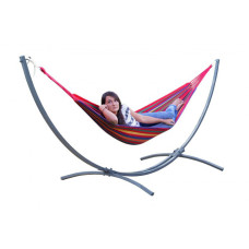 Гамак двухместный с каркасом Красный XXL 220x160 см LS-WCG-100.000.004